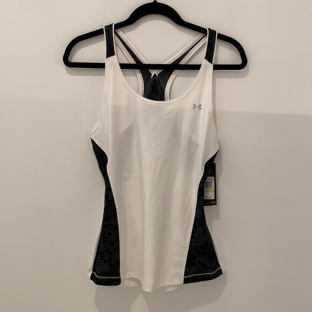 NWT Under Armour Cross-Back Workout Tank. Size M